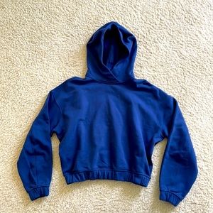 Lululemon RELAXED CROPPED HOODIE Size 6 Night Sea
